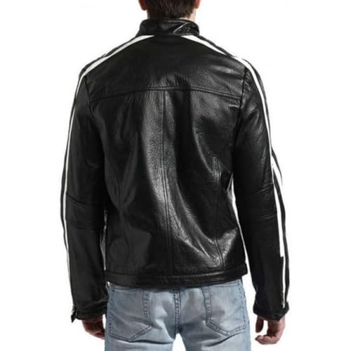 ZEEMAM Leon Resident-Evil Kennedy Motorcycle Men's Leather Jacket, Fast Delivery2
