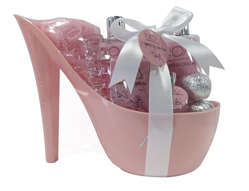 Set de baño High Heel de colección aroma Cherry Blossom para un cuidado exclusivo