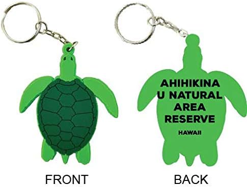 R and R ImportsAhihi-Kinau Natural Area Reserve Hawaii Souvenir Green Turtle Keychain