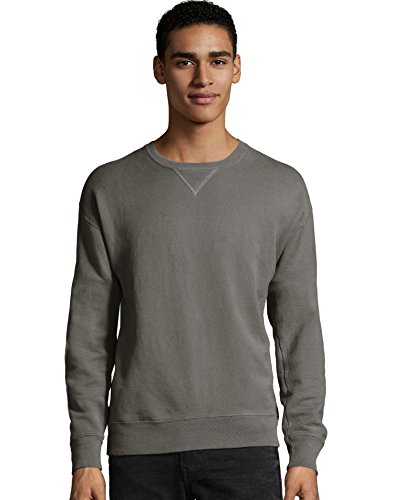 Image of Garment-Dyed Crewneck Sweatshirt by ComfortWash by Hanes