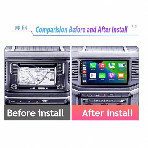 Pantalla Android Auto Inalámbrico para VW Amarok: Solución Táctil 3
