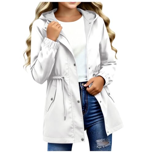 Chaqueta de lluvia larga softshell transpirable actividades aire libre