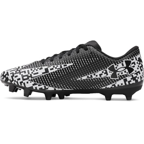 Under Armour Unisex Shadow Select 3 FG, (004) Black/White/White, 7.5, US