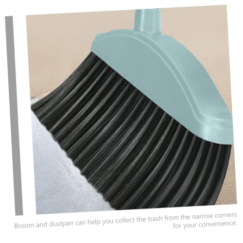 MUCKLILY 1Satz Kehrschaufel mit Langem Griff Besen und Kehrschaufel für Effektive Zimmerreinigung Abnehmbar und Klappbar für Innen und Außenbereiche Sanftem – Bild 4