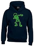 Dabbing DAB DANCE als Hoodie Sweatshirt Pulli mit Kapuze oder T-Shirt beides für Kinder in den Kindergrössen 116 128 140 152 164 CM ( Körperhöhe ).