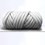 Giant Arm Knitting Chunky Yarn Light Gray 0.55 lb