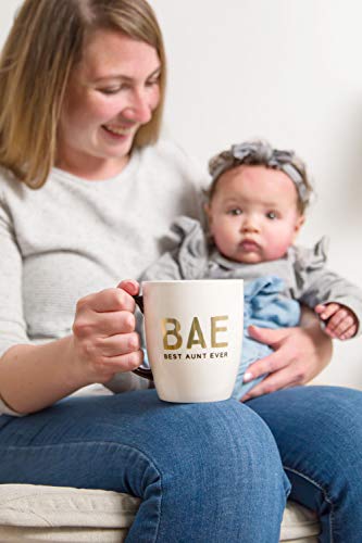 Pearhead-Bae-Best-Aunt-Ever-Ceramic-Mug-Aunt-Coffee-Mug-Best-Aunt-Gifts-16-oz Pearhead Bae Best Aunt Ever Ceramic Mug Aunt Coffee Mug Best Aunt Gifts 16 oz
