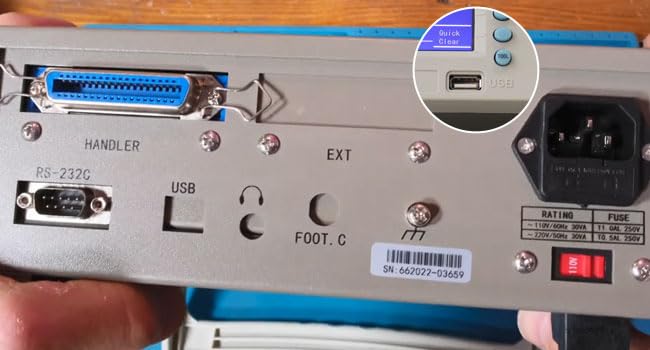 Image of MATRIX LCR Meter, Capacitance Meter 40Hz-100kHz, Inductance Meter Accuracy 0.1%, Digital Multimeter with 32-Bit Core Processor, Electronic Component Tester 30Ω /100Ω Two Output Resistance, MCR-5100