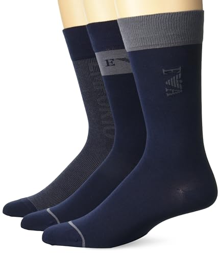 Emporio Armani 3Pack Socks Set Antra Rgh/Mari/Mari 3024023F283 Antra Rgh/Mari/Mari Tu
