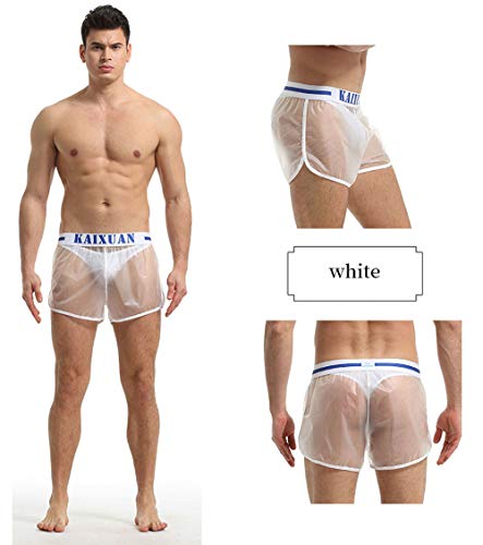 Mendove Mens See Through Shorts Swim Trunks Beach Surf Swimsuits4