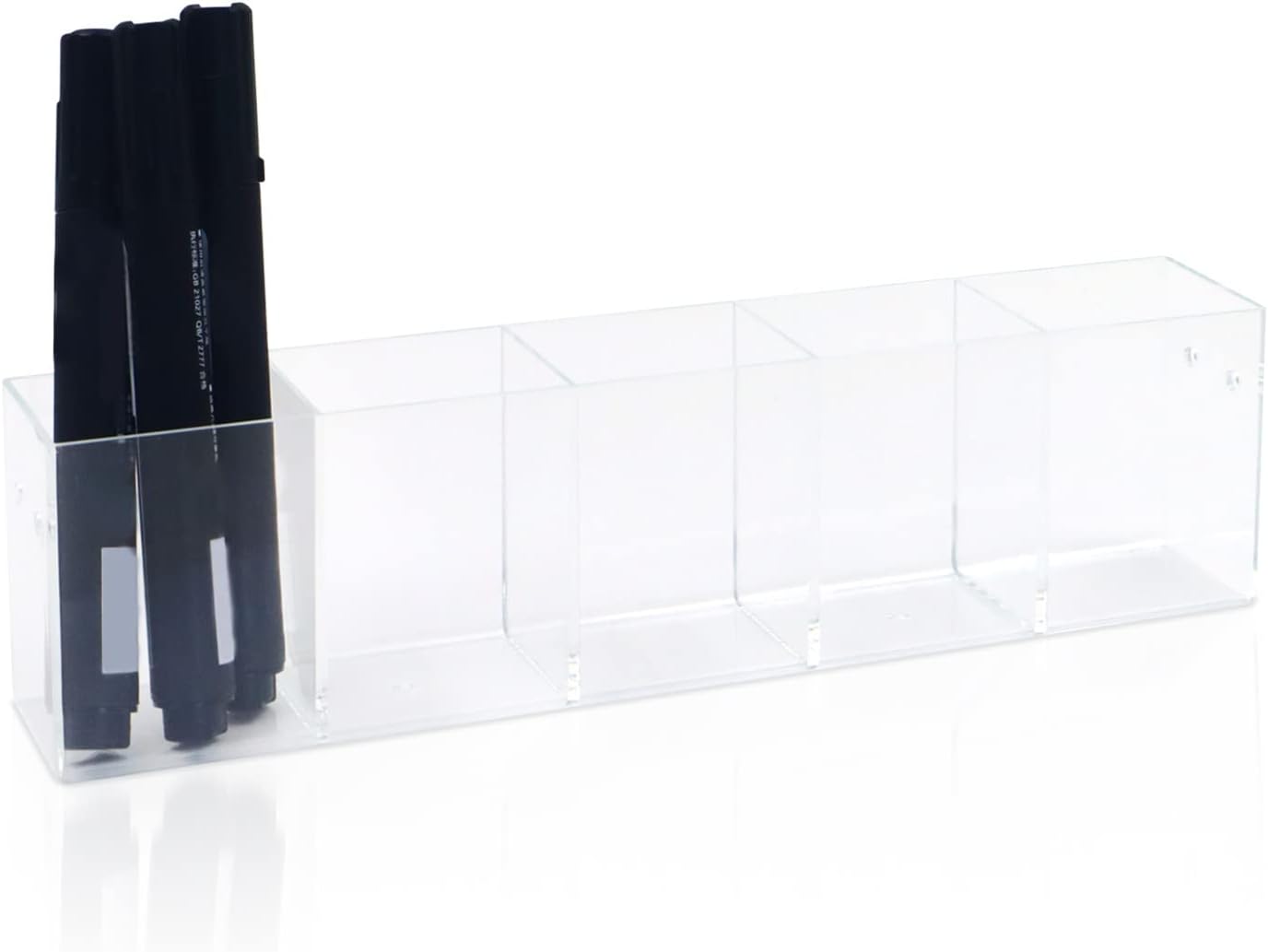 DODAMOUR Make-up Pinsel Ständer 28 Löcher - Acryl Trockengestell Mit Silikon Matte