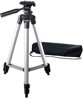 Lightweight 50-inch Camera Tripod for Canon EOS Rebel T3, T3i, T4i, T5, T5i T6i, T6s, T7, T7i, EOS 60D, EOS 70D, EOS 80D, EOS 5D Mark III, EOS 6D, EOS 7D Mark II, EOS-M, EOS-M3, EOS-M50