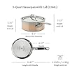 Hestan - CopperBond Collection - 100% Pure Copper Sauce Pan, Induction Cooktop Compatible, 3 Quart #2