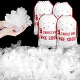 Aodaer Künstliche Schnee-Dekoration, 2500 g, flauschig, weiche Baumwolle, Kunstschnee, Innenfaser, Schnee für Weihnachtsbaum, Urlaub, Tisch und Wintermantel, Dorf, Ausstellung im Freien