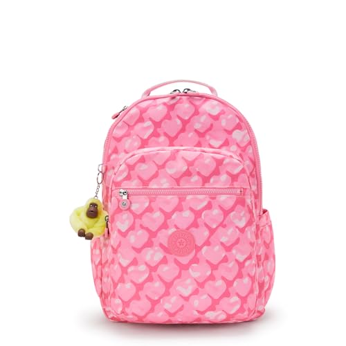 Image of Kipling Women's Seoul 15 inch Laptop Backpack, Durable, Roomy with Padded Shoulder Straps, Built-In Protective Sleeve