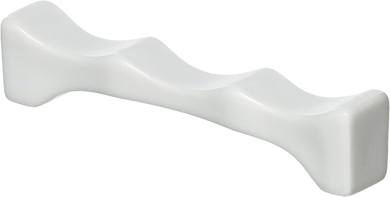 Koyo Pottery 18030081 Three-Row Cutlery Rest, Crystal Mat, Black