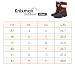 Knixmax Outdoor Winterstiefel Damen Warm Gefütterte Schneestiefel Winterschuhe mit wasserdichtem Obermaterial und rutschfesten Sohlen Geeignet für die Schneesaison im Winter Wein EU37