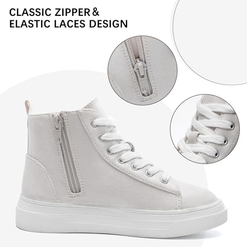 Girls Sneaker High Top Shoes Cute Kids Boots Platform Shoes Little Kids/Big Kids3