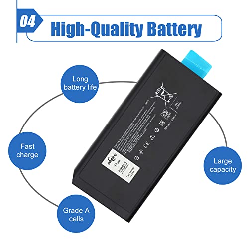 Image of DKNKD (11.1V 97Wh /8550mAh) X8VWF Laptop Battery Compatible with Dell Latitude 14 Rugged 5404 7404 E5404 E7404 Series Notebook 4XKN5 CJ2K1 5XT3V 05XT3V VCWGN 0VCHGN 09FN4 XN4KN XRJDF YGV51