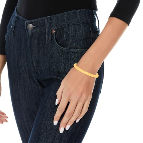 Floreo 10k Yellow Gold 6mm High Polish Shiny Bangle Bracelet2