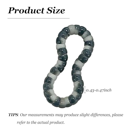 Image of Natural Bodhi Seed Bracelets Anxiety Fidget Bracelets Anxiety Relief Items Protection Healing Stretch Bodhi Fidget Bracelet for Women Men