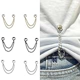 6 magnetische Kleiderklammern mit Kette für einfache Stoffanpassung und Längenanpassung, entworfen für wiederverwendbare Kleidungsmodifikationen