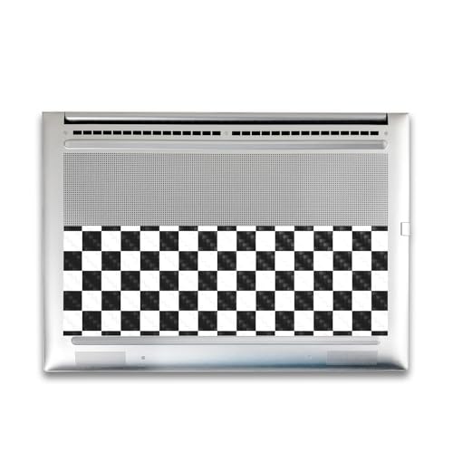 Image of Carbon Fiber Gaming Skin Compatible with HP Envy x360 16 inch (2023) - Check - Premium 3M Vinyl Protective Wrap Decal Cover - Easy to Apply | Crafted in The USA by MightySkins