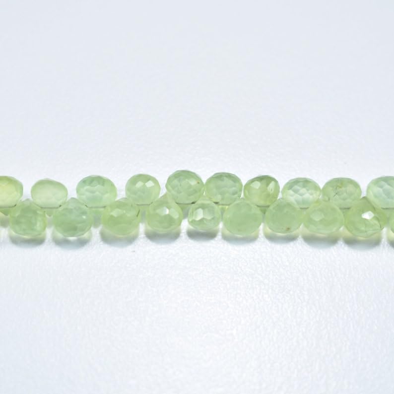 Naturalny prehnit cebula fasetowane koraliki 4,5-5,5 mm 18 cm długi sznurek tworzenie biżuterii koraliki z kamieni szlachetnych do naszyjnika bransoletki