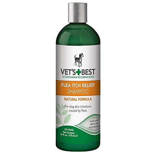Vet's Best Champú para Perros de Alivio de La Picazón de Pulga Tratamiento de pulgas para Perros...