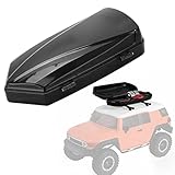 CON PEGATINAS Y SOPORTES: El equipaje de techo del coche RC está equipado con pegatinas de diferentes colores, con soportes de montaje, que es fácil de fijar en el techo.