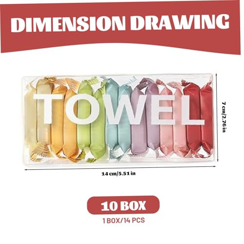 Serviettes compressées visage x140 serviette jetable compacte outdoor - 6