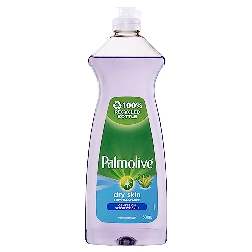 Palmolive Regular Dishwashing Liquid, 500mL, Gentle on Sensitive Skin, Low Fragrance, With Aloe Vera Extracts