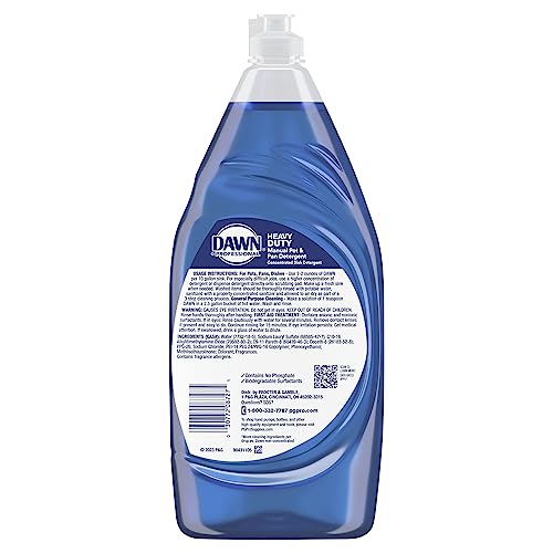 P&G Professional Dawn Heavy Duty Manual Pot and Pan Dish Soap Detergent, 38 fl oz (Case of 8)