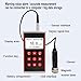 Zoienu Digital Vibration Meter, Handheld Digital Vibration Analyer Tester, Split Probe, Over Limit Alarm, Data Storage, for Industry