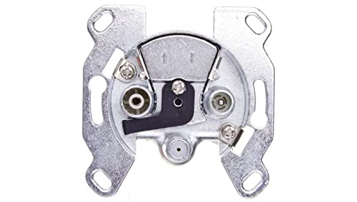 Berker B.Carré Prise RTV-SAT traversant 53455321 pour installation encastrée hager