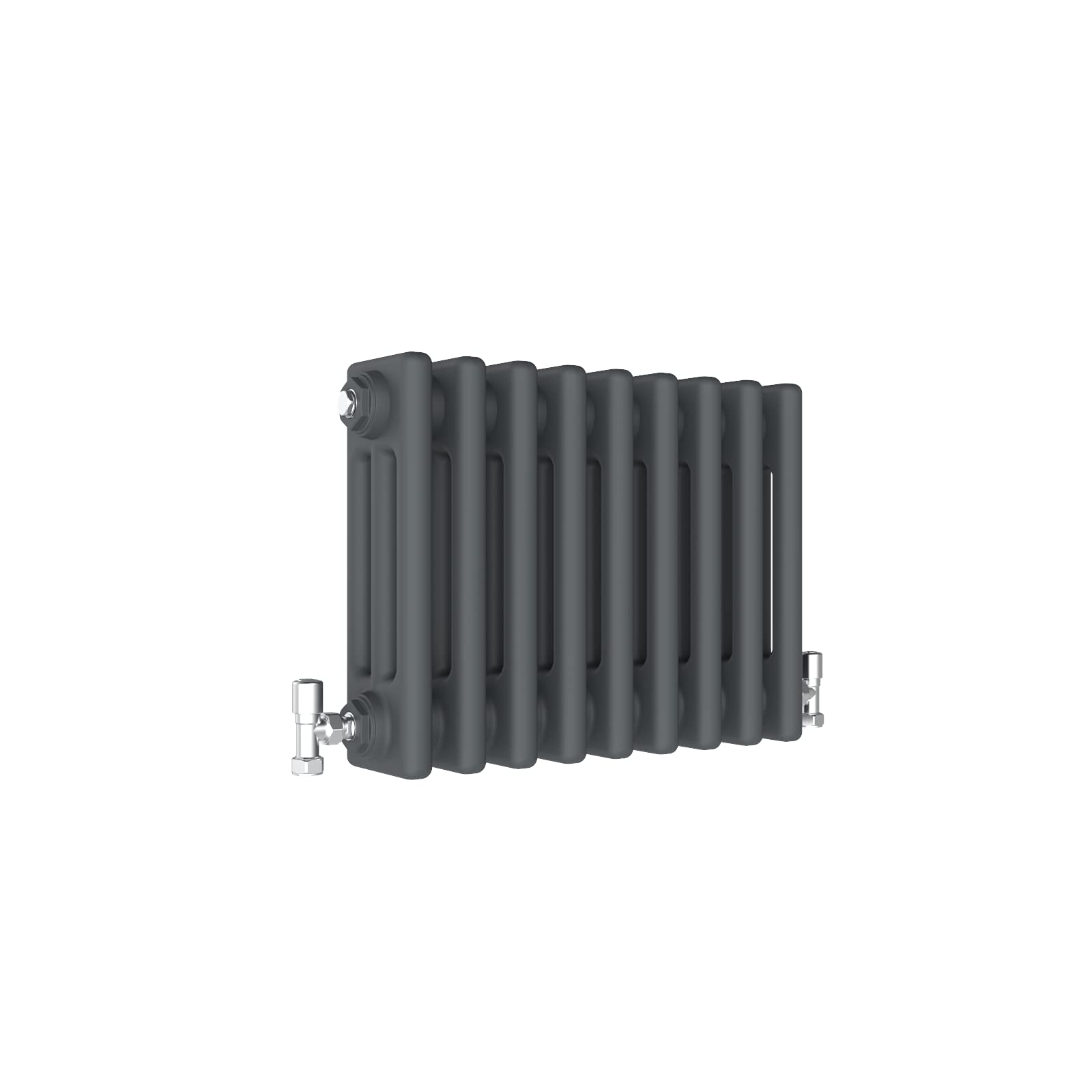 Huiyang Anthracite Traditional 3 Column Central Heating Radiator Horizontal Rads Cast Iron Style 300X425mm
