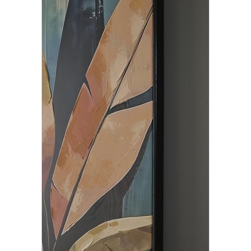 Signature Design by Ashley Laurelie Wall Art, Large Gallery Wrapped Canvas with Hand Painted Embellishment, Framed Black Finish for Living Room Entryway or Bedroom Decor by Signature Design by Ashley - Used condition - Image 3