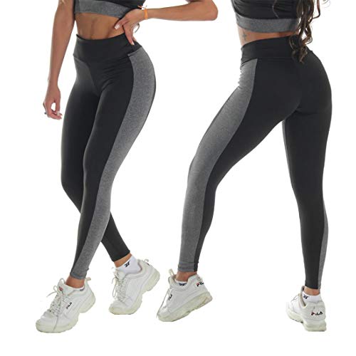 2 Calças Legging Bicolor Click