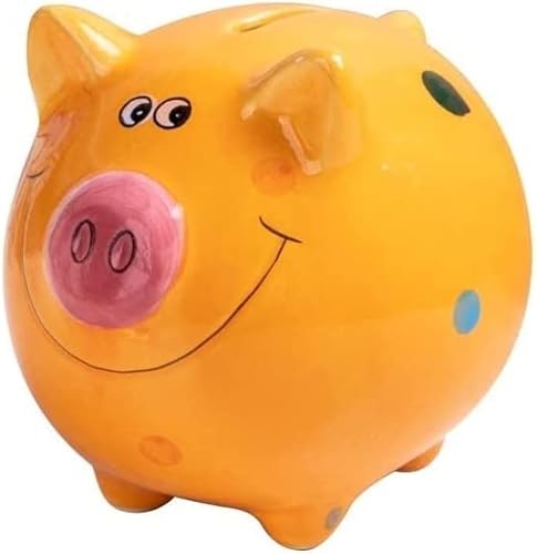 Alcancía de cerámica para niños y niñas, regalo único de cumpleaños, decoración de guardería, hucha segura