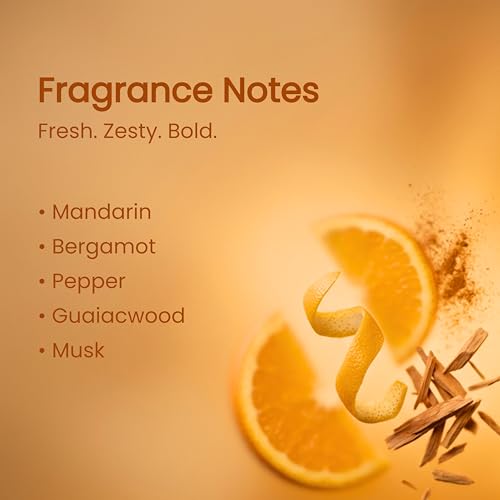 Image of Bath & Blossoms Maverick Shower Gel | Warm Citrus & Spice Fragrance | Rich Foaming Lather | Aloe Vera & Vitamin E | Gentle Moisturising formula suitable for all skin types | Vegan & 100% Paraben Free | Premium Body Care