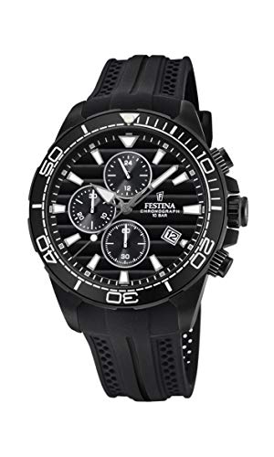 Preisvergleich Produktbild Festina Herren Chronograph Quarz Uhr mit PU Armband F20369 / 1