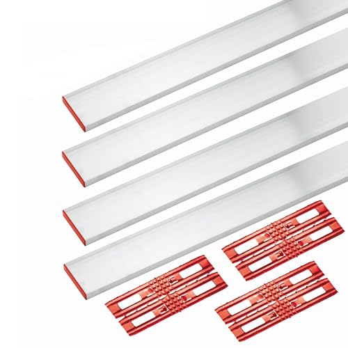 Kit regla de albañil Fixalu 4 x 1 m + 3 adaptadores - OCAI
