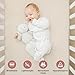 Infancie Organic Cotton Muslin Crib Sheets (Set of 2) – Soft & Breathable Fitted Sheets for Boys and Girls, Neutral Colors – Fits Standard Baby Crib Mattress (28 x 52 Inches) (Rust/Ivory)