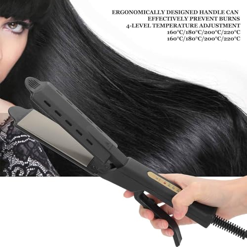 Plancha para cabello con iones negativos y temperatura ajustable miniatura 6