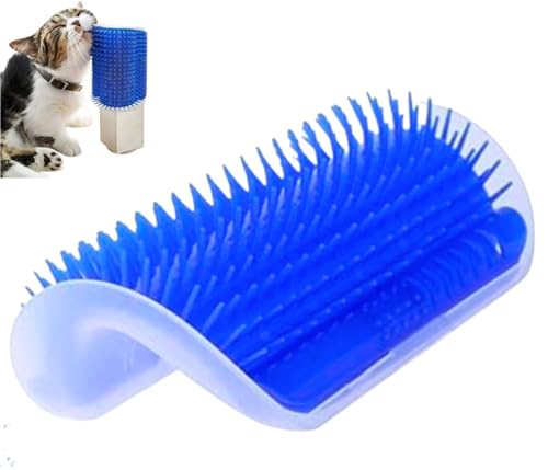 Brinquedo Para Gato Coçadinha Coçador Roçador Escova Massageadora Canto Parede Com Catnip Coçadinha