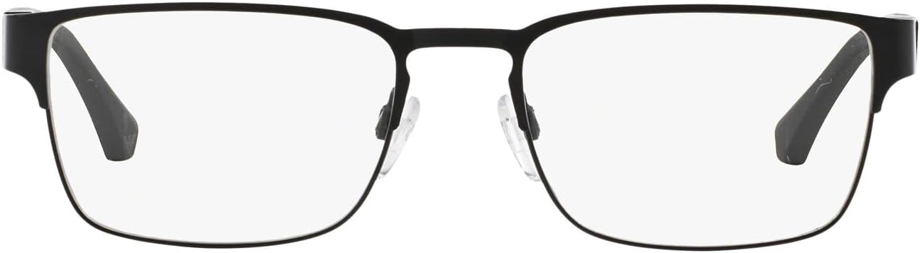 Emporio Armani Ray-Ban Men's 0EA1027 Optical Frames, Black (Matte Black), 55