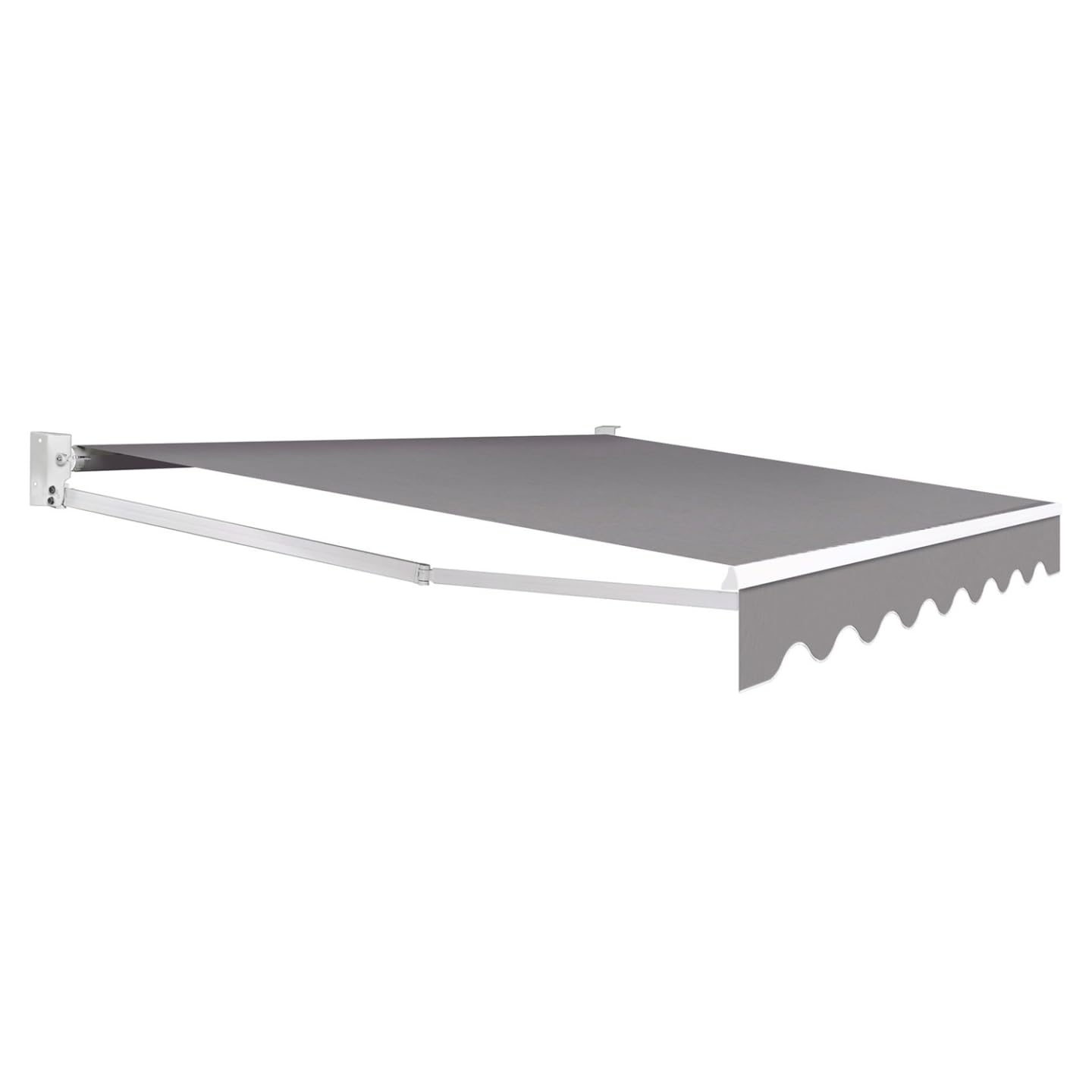 IDMarket - Store banne Manuel 3,​80x3 M Gris Anthracite