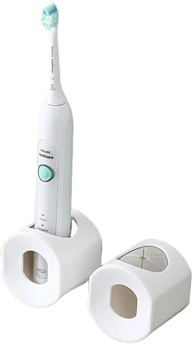 Soportes eléctricos para cepillos de dientes para baño, soportes para cepillos de dientes montados en la pared para la ducha, ahorro de espacio,