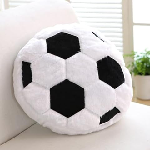 OUKEYI 14-Inch Soft Plush Football Pillow Cover