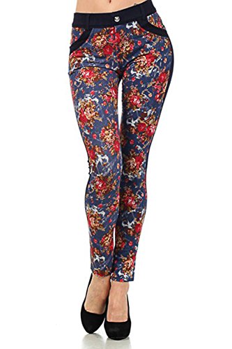 ICONOFLASH Women's Floral Jeggings